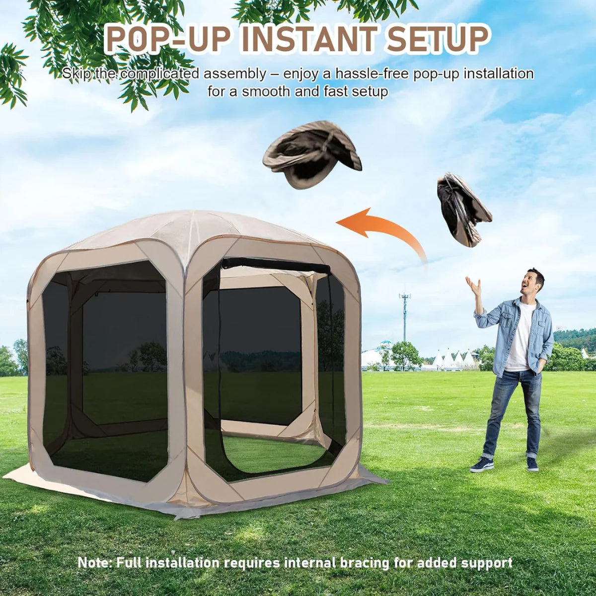 Pop Up Screen Tent