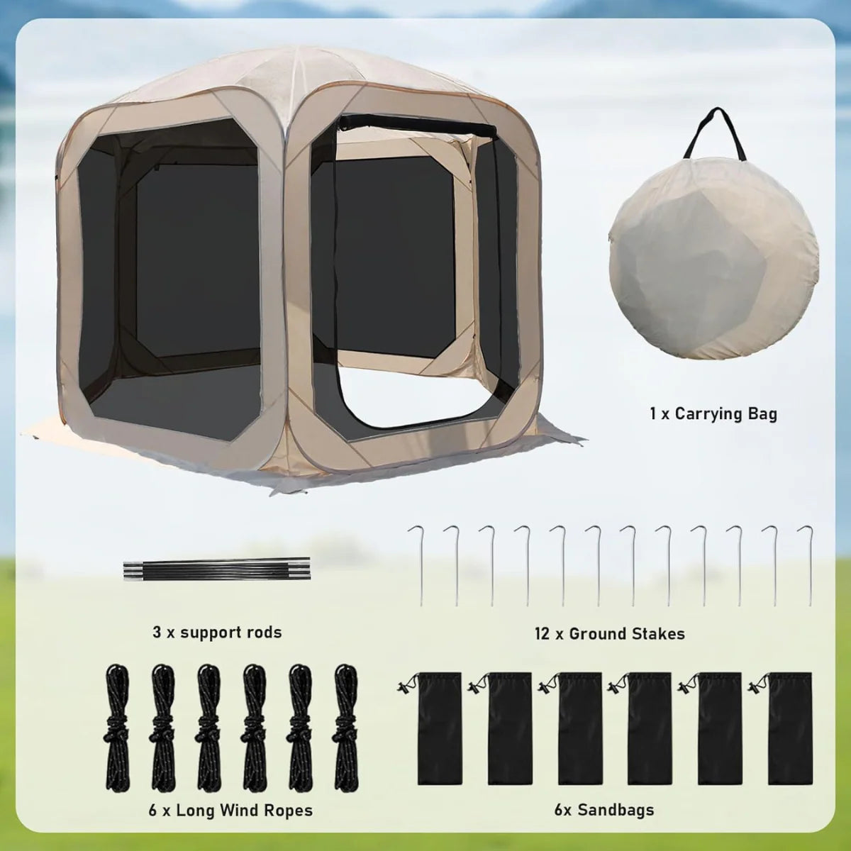 Pop Up Screen Tent